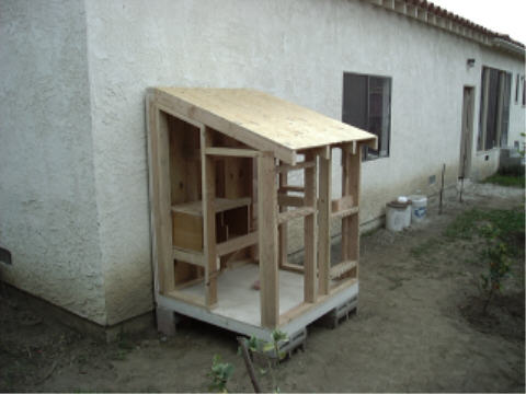 Got the other side framed and plywood on the roof