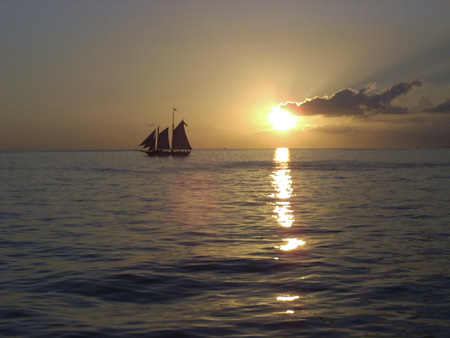 Sunset from Boat 1
